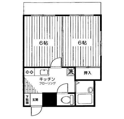 東京都板橋区熊野町 賃貸マンション 2K