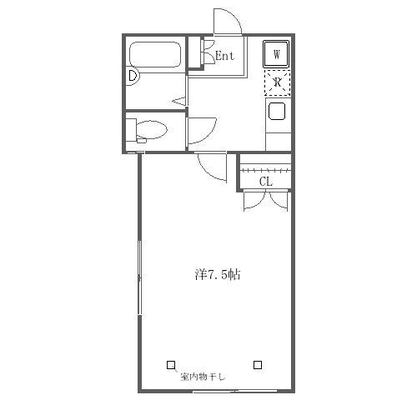 東京都豊島区千川２丁目 賃貸マンション 1K