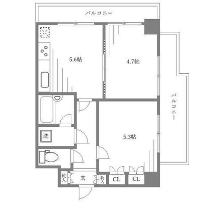 有楽町線 マンション 2K