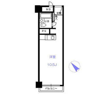 東京都中央区勝どき２丁目 賃貸マンション 1R