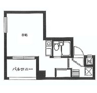 東京都中央区築地１丁目 賃貸マンション 1R