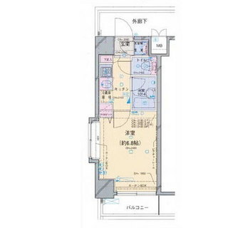 東京都新宿区市谷砂土原町２丁目 賃貸マンション 1K