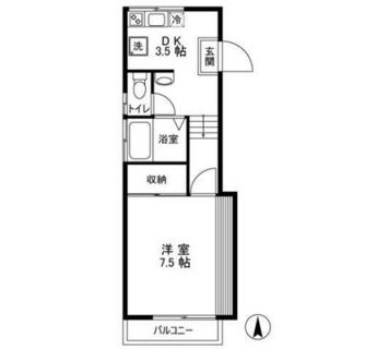 東京都練馬区旭丘２丁目 賃貸アパート 1K