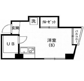 東京都文京区春日１丁目 賃貸マンション 1R