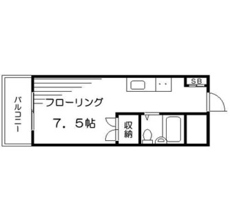 東京都豊島区高松２丁目 賃貸マンション 1R