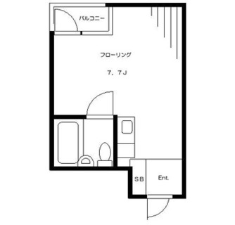 東京都新宿区築地町 賃貸マンション 1R