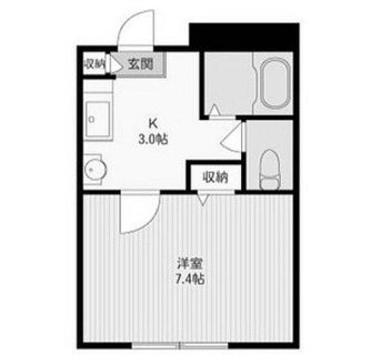 東京都文京区小日向３丁目 賃貸マンション 1K