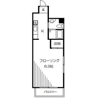 東京都豊島区高田１丁目 賃貸マンション 1K