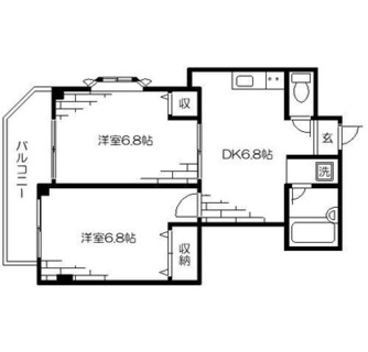 東京都練馬区早宮１丁目 賃貸マンション 2DK