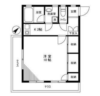 東京都板橋区赤塚２丁目 賃貸アパート 1K