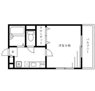 東京都豊島区千早２丁目 賃貸マンション 1K