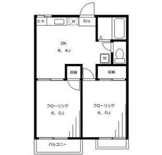 東京都練馬区春日町２丁目 賃貸アパート 2DK