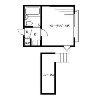 東京都豊島区要町１丁目 賃貸アパート 1K