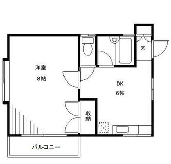 東京都豊島区千早２丁目 賃貸アパート 1DK