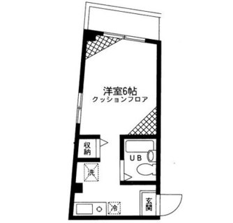 東京都豊島区千早１丁目 賃貸マンション 1R