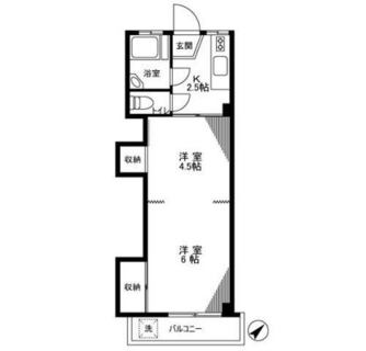 東京都板橋区赤塚７丁目 賃貸マンション 2K