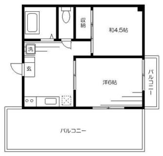 東京都板橋区赤塚１丁目 賃貸マンション 2DK