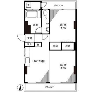 東京都板橋区大谷口２丁目 賃貸マンション 2DK